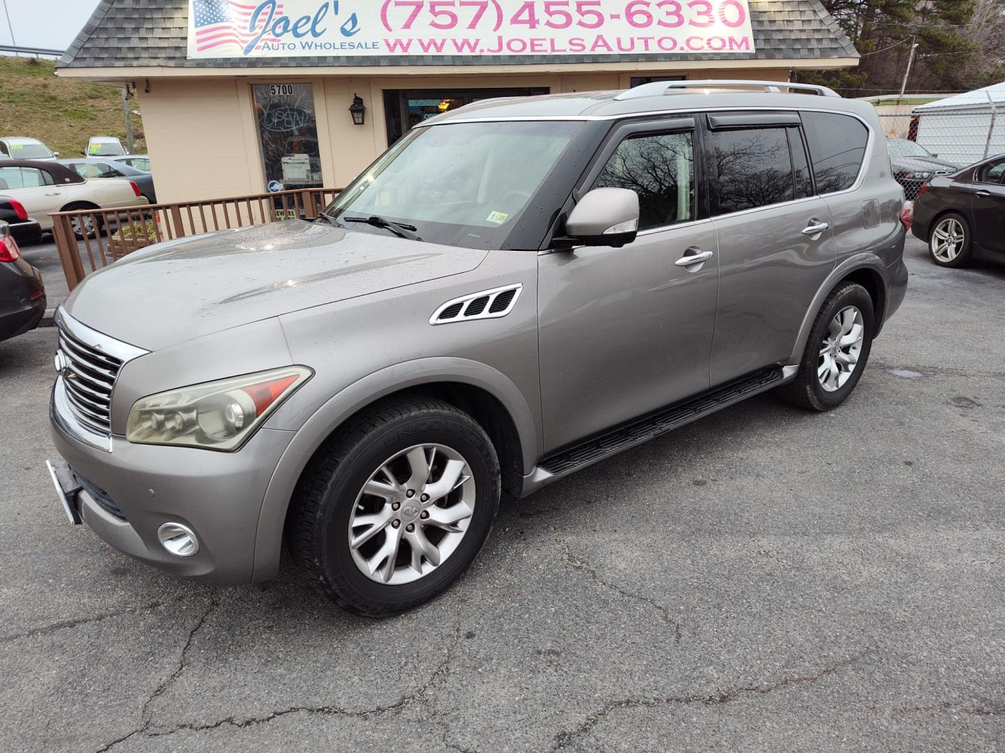 2011 Gray Infiniti QX56 (JN8AZ2NE1B9) , Automatic transmission, located at 5700 Curlew Drive, Norfolk, VA, 23502, (757) 455-6330, 36.841885, -76.209412 - Photo#0